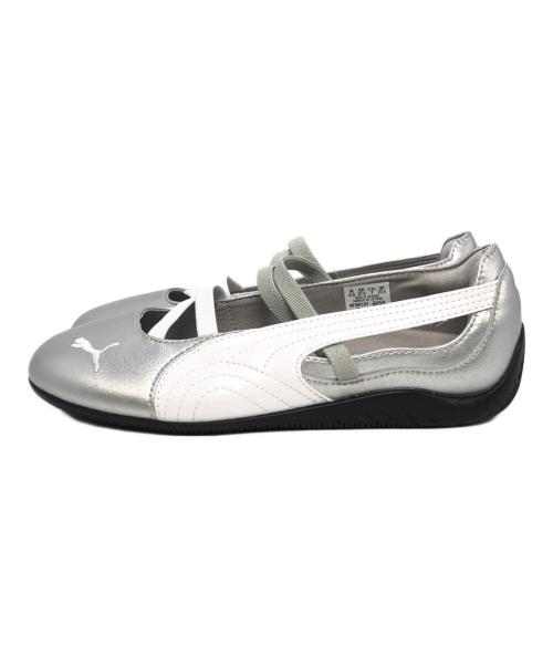 PUMA（プーマ）PUMA (プーマ) SPEEDCAT BALLET METALLIC シルバー サイズ:23.5㎝の古着・服飾アイテム