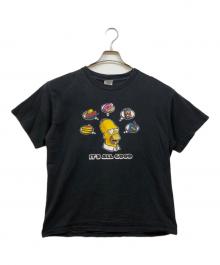 DELTA（デルタ）の古着「シンプソンズプリントTシャツ」｜ブラック