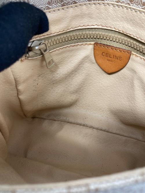 CELINE（セリーヌ）CELINE (セリーヌ) オールドマカダム柄ショルダーバッグ ブラウンの古着・服飾アイテム