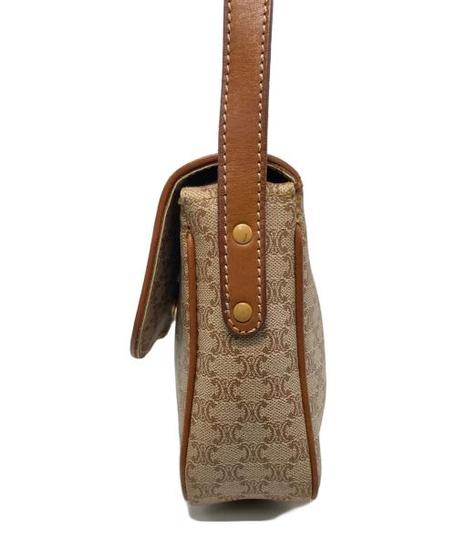 CELINE（セリーヌ）CELINE (セリーヌ) オールドマカダム柄ショルダーバッグ ブラウンの古着・服飾アイテム