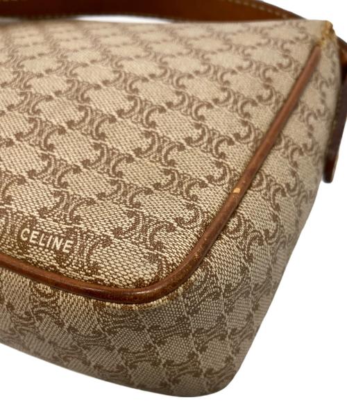 CELINE（セリーヌ）CELINE (セリーヌ) オールドマカダム柄ショルダーバッグ ブラウンの古着・服飾アイテム