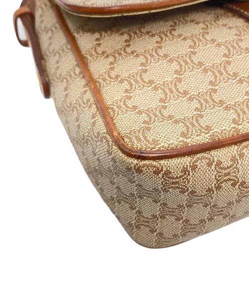 CELINE（セリーヌ）CELINE (セリーヌ) オールドマカダム柄ショルダーバッグ ブラウンの古着・服飾アイテム