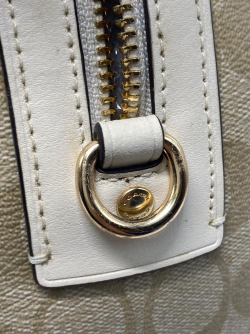 COACH（コーチ）COACH (コーチ) 2WAYショルダーバッグ ベージュの古着・服飾アイテム