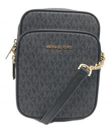 MICHAEL KORS（マイケル・コース）の古着「シグネチャーショルダーバッグ」｜ブラック