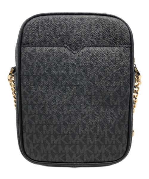 MICHAEL KORS（マイケル・コース）MICHAEL KORS (マイケル・コース) シグネチャーショルダーバッグ ブラックの古着・服飾アイテム