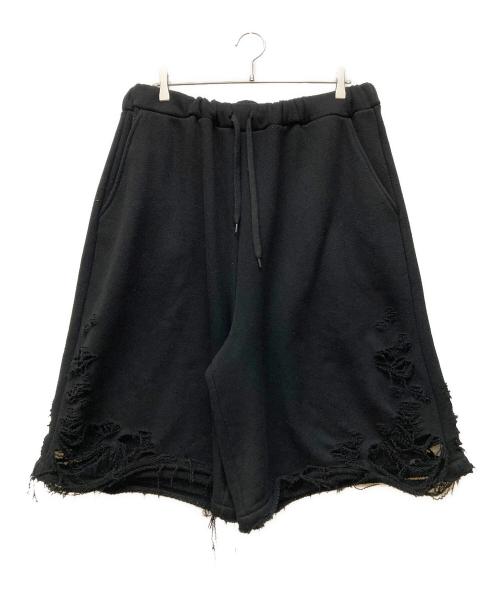 TEPPEI HURUYAMA BY READYMADE（テッペイフルヤマ）TEPPEI HURUYAMA BY READYMADE (テッペイフルヤマ) CLASH LOOSE SHORT ブラック サイズ:Lの古着・服飾アイテム