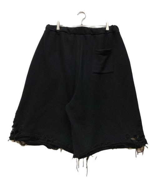 TEPPEI HURUYAMA BY READYMADE（テッペイフルヤマ）TEPPEI HURUYAMA BY READYMADE (テッペイフルヤマ) CLASH LOOSE SHORT ブラック サイズ:Lの古着・服飾アイテム