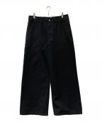 ASAPMODEエイサップモード）の古着「Stacked Canvas Wide-Leg Pants」｜ブラック