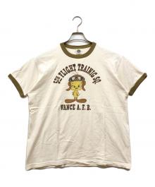 TOYS MCCOY（トイズマッコイ）の古着「トゥイーティープリントリンガーtシャツ」｜ホワイト