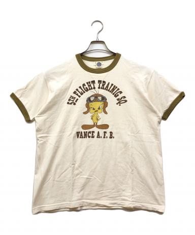 と*じ様 TOYS McCOY トゥイーティー UPT リンガーTシャツ XL 中古・古着通販】TOYS McCOY (トイズマッコイ) トゥイーティープリント
