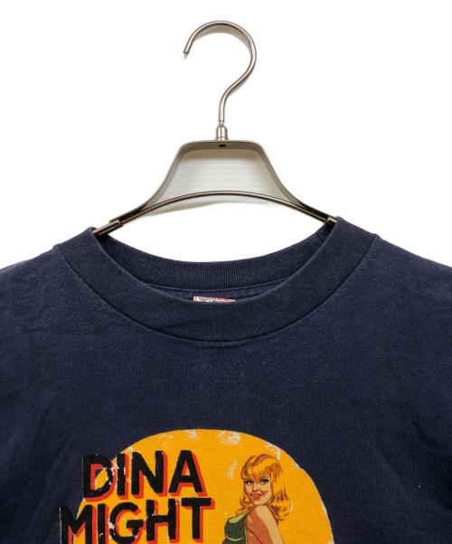 THE REAL McCOY'S（ザ・リアルマッコイズ）THE REAL McCOY'S (ザ・リアルマッコイズ) ガールプリントTシャツ ネイビー サイズ:XLの古着・服飾アイテム