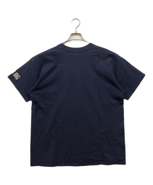 THE REAL McCOY'S（ザ・リアルマッコイズ）THE REAL McCOY'S (ザ・リアルマッコイズ) ガールプリントTシャツ ネイビー サイズ:XLの古着・服飾アイテム