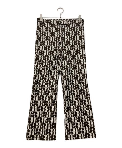 'S Max Mara（エスマックスマーラ）'S Max Mara (エスマックスマーラ) プリント柄パンツ ホワイト サイズ:40の古着・服飾アイテム