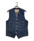SUGAR CANEシュガーケーン）の古着「Wabash Stripe Denim Vest」｜ブルー