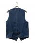 SUGAR CANE (シュガーケーン) Wabash Stripe Denim Vest ブルー サイズ:38：13000円