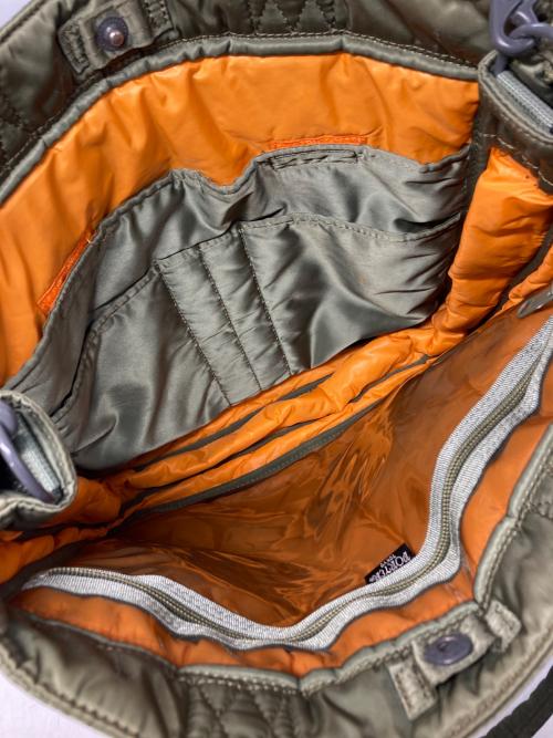 PORTER（ポーター）PORTER (ポーター) TANKER 2WAYトートバッグ セージグリーンの古着・服飾アイテム