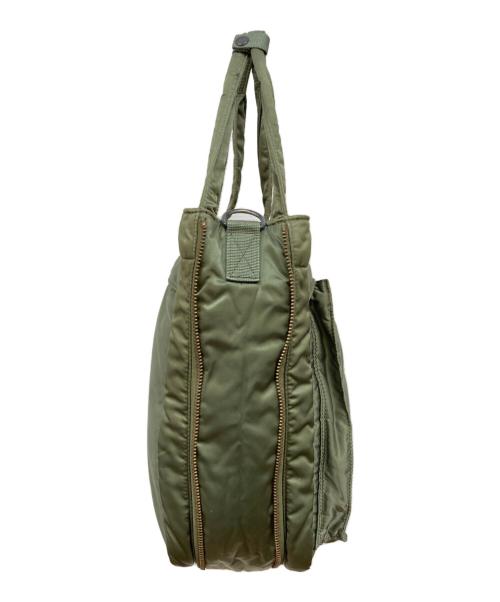 PORTER（ポーター）PORTER (ポーター) TANKER 2WAYトートバッグ セージグリーンの古着・服飾アイテム
