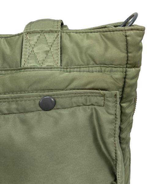 PORTER（ポーター）PORTER (ポーター) TANKER 2WAYトートバッグ セージグリーンの古着・服飾アイテム