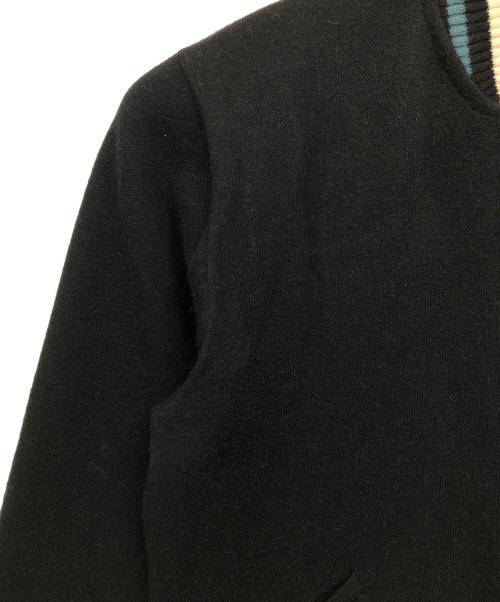 Hysteric Glamour（ヒステリックグラマー）Hysteric Glamour (ヒステリックグラマー) ガールジャカードニットスタジャン ブラック サイズ:Mの古着・服飾アイテム