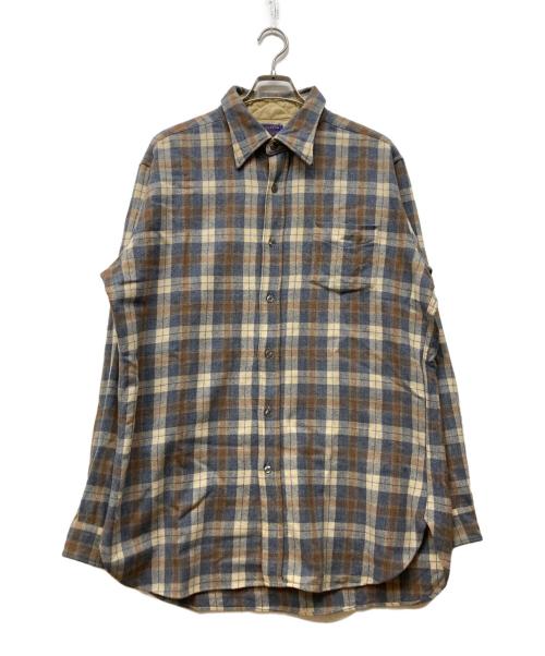 PENDLETON（ペンドルトン）PENDLETON (ペンドルトン) 70sチェックシャツ ブルー サイズ:XLの古着・服飾アイテム