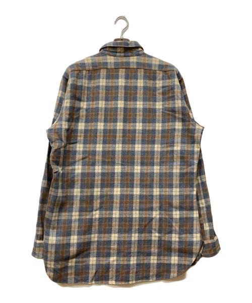 PENDLETON（ペンドルトン）PENDLETON (ペンドルトン) 70sチェックシャツ ブルー サイズ:XLの古着・服飾アイテム