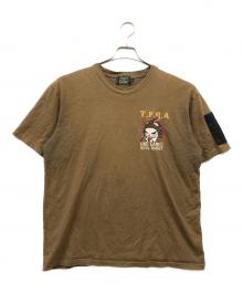 CROWS×WORST（クローズ×ワースト）の古着「刺繍デザインtシャツ」｜ブラウン