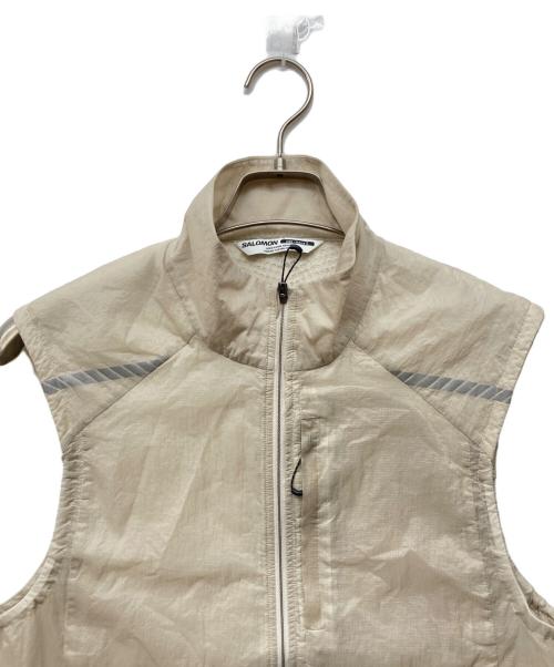 SALOMON（サロモン）SALOMON (サロモン) ナイロンベスト ベージュ サイズ:Sの古着・服飾アイテム