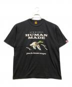 HUMAN MADEヒューマンメイド）の古着「FLYING DUCK T-SHIRT」｜チャコールグレー