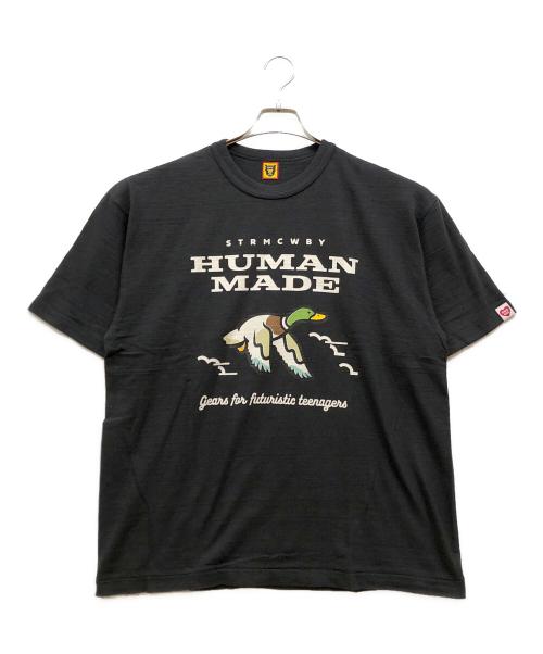 HUMAN MADE（ヒューマンメイド）HUMAN MADE (ヒューマンメイド) FLYING DUCK T-SHIRT チャコールグレー サイズ:2XLの古着・服飾アイテム