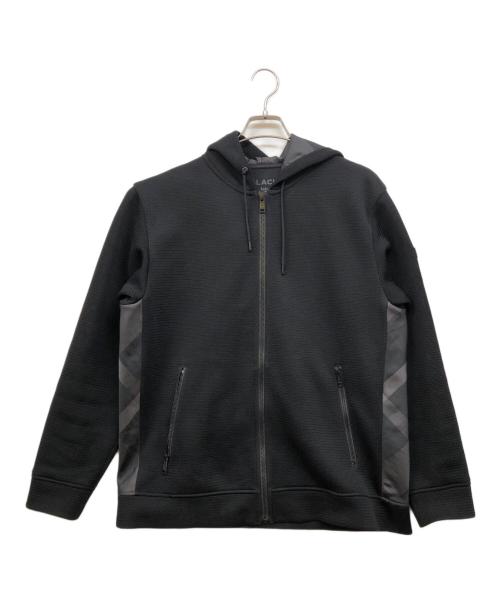 black lab.（ブラック・ラボ）black lab. (ブラック・ラボ) シアーダンボールパーカー ブラック サイズ:Lの古着・服飾アイテム