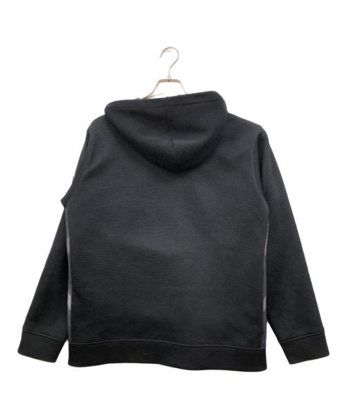 black lab.（ブラック・ラボ）black lab. (ブラック・ラボ) シアーダンボールパーカー ブラック サイズ:Lの古着・服飾アイテム