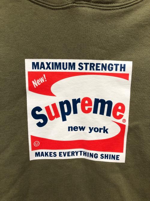 SUPREME（シュプリーム）Supreme (シュプリーム) shine hooded カーキ サイズ:Mの古着・服飾アイテム