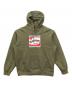 Supreme（シュプリーム）の古着「shine hooded」｜カーキ