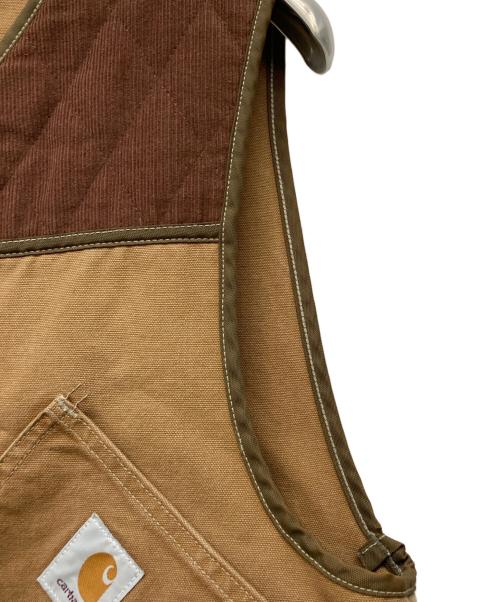 CarHartt（カーハート）CarHartt (カーハート) ダックハンティングベスト ブラウン サイズ:記載無しの古着・服飾アイテム