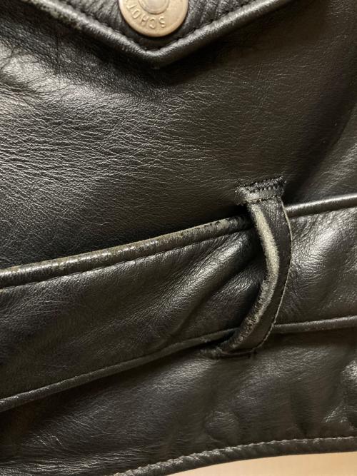 PERFECTO by Schott（パーフェクト バイ ショット）PERFECTO by Schott (パーフェクト バイ ショット) ダブルライダースジャケット ブラック サイズ:38の古着・服飾アイテム