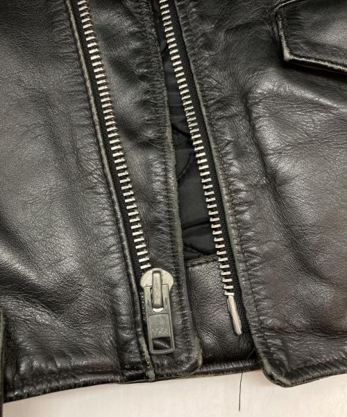 PERFECTO by Schott（パーフェクト バイ ショット）PERFECTO by Schott (パーフェクト バイ ショット) ダブルライダースジャケット ブラック サイズ:38の古着・服飾アイテム