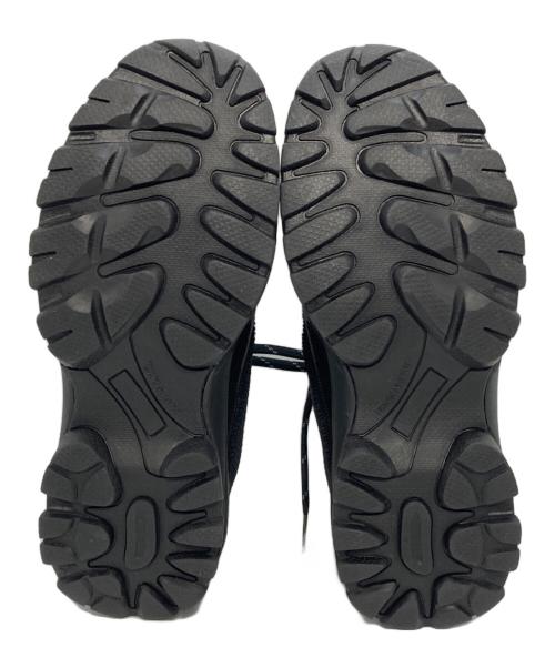 NEGATIVETHREE（ネガティブスリー）NEGATIVETHREE (ネガティブスリー) CURVED LACE SNEAKERS ブラック サイズ:27㎝ 未使用品の古着・服飾アイテム