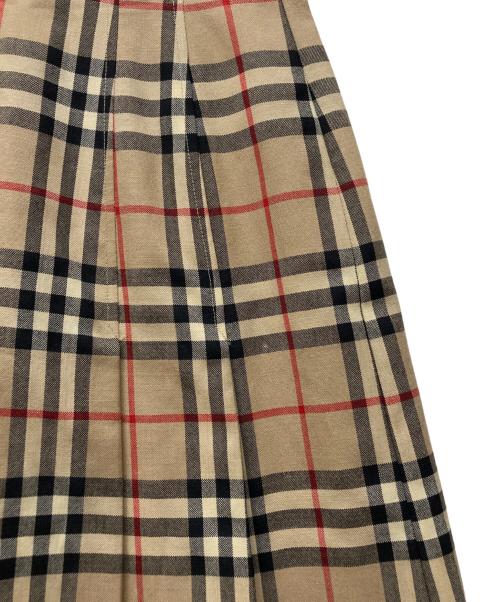 Burberry's（バーバリー）Burberry's (バーバリー) ノヴァチェックスカート ベージュ サイズ:Sの古着・服飾アイテム
