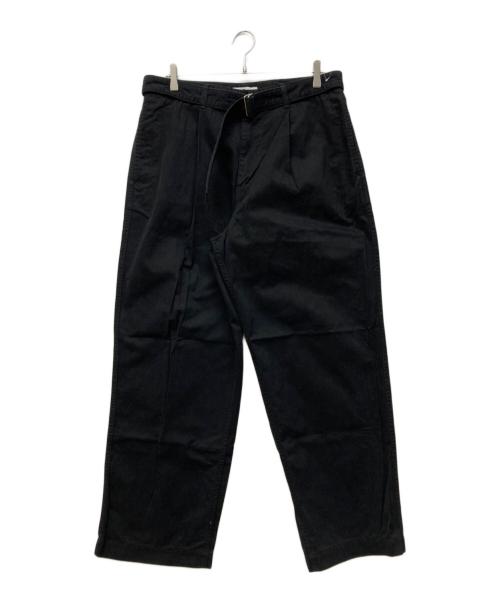 Graphpaper（グラフペーパー）Graphpaper (グラフペーパー) Military Cloth Belted Pants ブラック サイズ:2の古着・服飾アイテム
