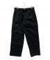 Graphpaper（グラフペーパー）の古着「Military Cloth Belted Pants」｜ブラック