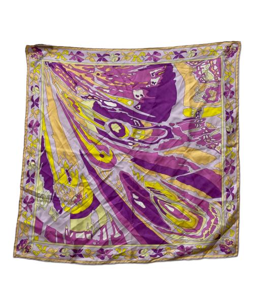 Emilio Pucci（エミリオ プッチ）Emilio Pucci (エミリオ プッチ) スカーフ ピンクの古着・服飾アイテム