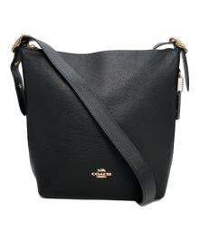 COACH（コーチ）の古着「ヴァル ダッフル ショルダーバッグ」｜ブラック