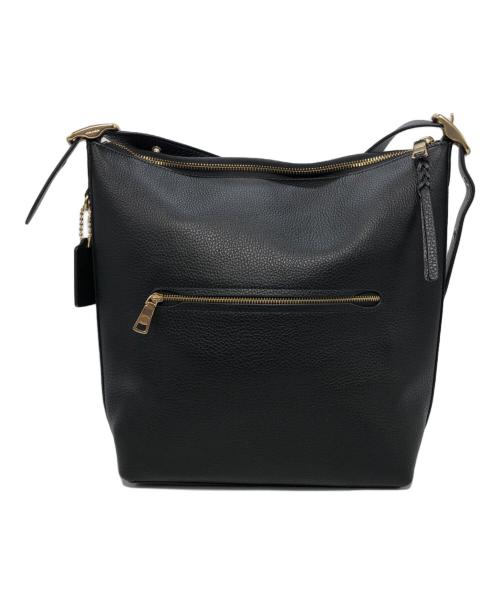 COACH（コーチ）COACH (コーチ) ヴァル ダッフル ショルダーバッグ ブラックの古着・服飾アイテム