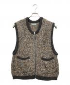 ENCOMINGインカミング）の古着「KNITTED TWO POCKET VEST」｜マルチカラー