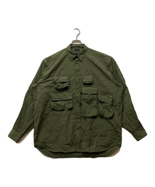 DAIWA PIER39（ダイワ ピア39）DAIWA PIER39 (ダイワ ピア39) TECH ANGLERS SHIRTS L/S オリーブ サイズ:Sの古着・服飾アイテム