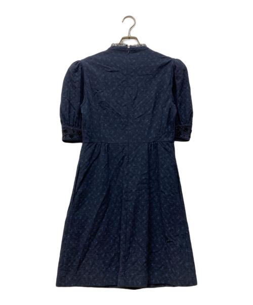 COACH（コーチ）COACH (コーチ) Short Party Dress In Organic Cotton ネイビー サイズ:２の古着・服飾アイテム