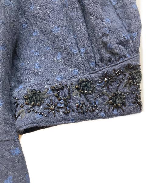 COACH（コーチ）COACH (コーチ) Short Party Dress In Organic Cotton ネイビー サイズ:２の古着・服飾アイテム