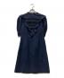 COACH（コーチ）の古着「Short Party Dress In Organic Cotton」｜ネイビー