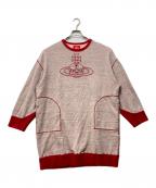 Vivienne Westwood RED LABELヴィヴィアンウエストウッドレッドレーベル）の古着「ステッチワークオーブ スウェットワンピース」｜ブラック