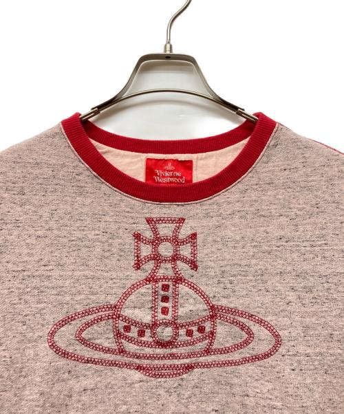 Vivienne Westwood RED LABEL（ヴィヴィアンウエストウッドレッドレーベル）Vivienne Westwood RED LABEL (ヴィヴィアンウエストウッドレッドレーベル) ステッチワークオーブ スウェットワンピース ブラック サイズ:00の古着・服飾アイテム